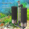 Accessoires Zwart Aquarium Filter voor aquarium Vistankluchtpomp Skimmer Biochemische sponsfilter Aquarium Bio Filters Filtro Aquario