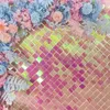 Inne artykuły na imprezy okolicznościowe opalizujące cekiny tło brokat Shimmer kwadratowy panel ścienny dekoracje ślubne Baby Shower dekoracje urodzinowe 230705