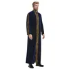 Vêtements ethniques 2023 arabe dubaï moyen-orient musulman hommes doré velours brodé Robe Panjabi Robe pour hommes Bangladesh