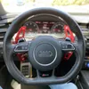 Nouvelle voiture volant palettes Extension manettes de vitesse changement autocollant décoration pour Audi S3/RS3 2015-2016 rouge noir argent