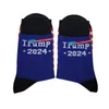 Andere Event Party Supplies Trump 2024 Socken Amerikanische Wahl Ill Be Back Lustige Socken Männer und Frauen Baumwollstrümpfe Drop Delivery Dhjjg