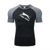Men's T-Shirts 2022 Men T Shirt Brand Gym Fitness Muscle Jogging Sports Shirt Compression T Shirts Tight Sport Top Men Running Training TShirt J230705