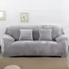 Zwierzęta stałe kolor Plush zagęszcza elastyczna sofa okładka uniwersalna segmentowa scena 1/2/3/4 SEater Couch Couch do salonu