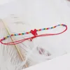 Charms bransoletki BLUESTAR serce kolorowe koraliki regulowana lina bransoletka dla kobiet nastoletnia dziewczyna ręcznie robiona biżuteria z koralików Miyuki