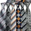 Laços Laço Clássico Homens Gravata 8cm Negócios Formais Listras Florais Pescoço Camisa Tecido Jacquare Acessórios para Vestido Gravata Gravata