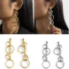 Dangle Earrings Punk Long Big Circle Link Tassels Chain For Women Hiphop Statement Large Drop Party Wedding Jewelry Gift