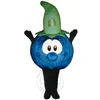 Nieuwe volwassen schattige blauwe bessen fruit mascotte kostuum fancy dress carnaval kostuum