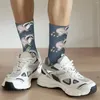 Erkek Çoraplar Üçgenlerle Vintage Raccoon UNISEX YENİLİK DİĞER BASKILI BASKI BASKI KOŞUL ETMİYORUM
