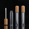 5ml Bamboo Lip Gloss Tube Makeup Bottle Cosmetic Eyeliner Tubo per ciglia Contenitore riutilizzabile Spedizione veloce F3268 Pwdvj