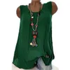 Women's Plus Size TShirt Vintage Linen Blouse Women 5xl Sleeveless Tops Blusas O Neck Baggy Vest Summer Tunic Camisas Mujer A20 230705