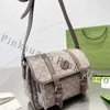 Men Shoulder crossbody bags luxury top quality large capacity genuine leather purse Gletter fashion shopping bag handbags Message Bag wxz-230705-145