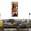 Landscape Abstract Canvas Art Landschaft Mit Tieren Und Regenbogen Franz Marc Painting Handcrafted Exotic Decor for Tiki Bar