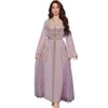 Ubranie etniczne Abaya Diamenty muzułmańskie eleganckie kobiety sukienki kaftan marokańska Dubai Kaftan suknia wieczorna Eid Mubarak Jalabiya vestidos 230705