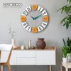 Wanduhren Große nordische Stille Uhr für Kinderzimmer Niedliches Schlafzimmer Einfache Vintage-Raumdekoration Reloj de Pared Home Moder