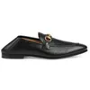 Designer-Herren-Slipper aus Princetown-Leder mit Fell, schwarze Lederschuhe, Metallkette, Herren-Pelz-Hausschuhe, Freizeitschuhe, Sandalen, 02