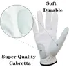 10 Pcs All Weather Soft Golf Gloves Men Left Right Hand Cabretta Leather Rain Grip Comfortable Drop 220812