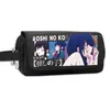 Anime OSHI NO KO Hoshino Ai Pencil Case Oxford Canvas Storage Bag Box Pencilcase School Pen Women Makeup