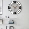 Wanduhren Große nordische Stille Uhr für Kinderzimmer Niedliches Schlafzimmer Einfache Vintage-Raumdekoration Reloj de Pared Home Moder