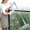 Temizleyiciler extendabl pencere temizleyici hobot binası geri çekilebilir kutup pencere cihazı yıkama toz fırçası çift yüzlü cam spin kazıyıcı silecek