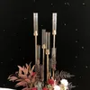 Kaarsen 10 hoofden metalen kandelaar kandelabra kaarsenhouders stands trouwtafel centerpieces bloemen vazen weg loodspartij decoratie