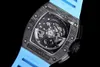 Richar c Fantastic i Mechanische r h a r d Luxe prachtige stijl mannelijke polshorloges Rm11 Rm11-03 Designer High-end kwaliteit Tpt koolstofvezel bezel voor mannen met doos