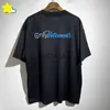 Camisetas Masculinas Blue Print Onle VETEMENTS TShirt Masculino Feminino Tecido Pesado Algodão Oversized VTM Camiseta Manga Curta Clássico Preto Branco Top J230705