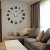 Watches Special Offer 3D Big Acrylic Mirror Wall Clock Diy Quartz Watch Still Life Clocks Modern Home Decoration Living Room Stickers