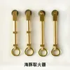 Brass Portable Mini Outdoor Flint and Fire Picker Wild Camping Barbecue Ignition Artifact Wilderness Survival Equipment PX0O