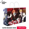 Bookmark Bungou Zwerfhonden Anime Lucky Bag Postkaart Badge Poster Bladwijzer Speelgoed Gift Bag Fans Collection Gift 230704