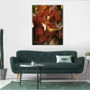 Abstract Landscape Canvas Art The Fox Franz Marc Oil Painting Handmade Impressionistic Artwork