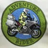 Yeni Varış Macera Rider Yamaları MC Motosiklet İşlemeli Demir Üzerinde Çanta Ceketi 200b
