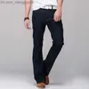 Jeans da uomo all'ingrosso- MCCKLE Jeans da uomo 2017 nuovi jeans da uomo di moda Denim pant Fit pantaloni denim flare patchwoek pantaloni lavaggio casual jeans abbigliamento Z230706