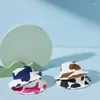 Odzież dla psów Ins Pet śliczny kapelusz przeciwsłoneczny krem przeciwsłoneczny kot nakrycia głowy moda rybak strój urodzinowy Up Pography czapka z daszkiem