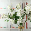 Decorative Flowers Artificial Ornamental Plant Gardenia Microphylla Sidalcea Malviflora False Bonsai Home Office Decorate