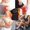 Leg Massagers Infrared Electric Heating Knee Massager Joint Therapy Compress Elbow Pads Pain Relief Vibration Massage Apparatus Brace 230704