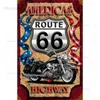 Mats Diamond Målning American Route 66 Motorcykelbil Landskap Vintage Diamond Embrodery Cross Handmade Hobby Home Decor