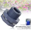 Watering Equipments 2pcs For Aquariums PVC Plastic Rain Barrel Hose Bulkhead Fitting Home 3/4 Inch Water Tank Connector Garden Spigot