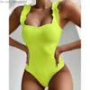 Mulheres de banho vintage de moda feminina Mulheres de maiô de uma peça feminina feminina push up Monokini acolchoado Ternos de banho de praia Bodysuits pretos Z230706