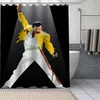 Akcesoria DIY Łazienka Trwałe niestandardowe zasłony prysznicowe Freddie Mercury Mercury Właska do mycia poliester do wanny