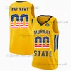 NCAA personnalisé XS-6XL Murray State Racers College Basketball Jerseys 10 Tevin Brown 0 KJ Williams 12 Ja Morant 1 DaQuan Smith ACC Patch