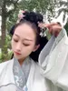 ヘアクリップ女の子の花のヘアピンタッセルピン中国風の子供ビーズ旅行 H9