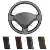 Steering Wheel Covers DIY Customized Car Steering Wheel Cover For Citroen Berlingo 20082016 Jumpy 20092016 Toyota Proace 2016 Leather Steering Wrap x0705