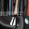 Stuurwiel Covers Custom Auto Stuurwiel Braid Cover 100 Fit Voor Mazda 3 Axela 2019 2020 CX30 2020 MX30 2020 Auto Interieur Accessoires x0705