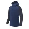 Vestes de chasse hommes extérieur 3 en 1 veste à capuche avec doublure Camping randonnée escalade vêtements sport épaississement chaud imperméable