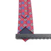 Tie Clips Print Men Sloral Sulties Имитация шелковой полиэстер аксессуаров Bussiness Daily Wear Sward Party Gift для человека 230704