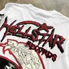 Felpe con cappuccio da uomo Felpe 2023 New Hellstar T-shirt Classic Flame Letter Stampa HELLSTAR Maglietta a maniche lunghe di alta qualità Uomo Donna T230705