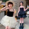 Abiti da ragazza 3-18 anni, bambina, vestito operato, estate, senza maniche, festa di compleanno, club, abito da ballo, bambini piccoli, abbigliamento per adolescenti