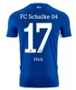 23 24 Schalke 04 Maglie da calcio domestica via Ouwejan Passon Lode Latza Terodde Zalazar Bulter Lee Flick Pieringer Drexler Tiaw Matriciani 2023 Shirt da calcio