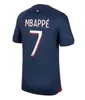 PSGS 축구 유니폼 22 23 24 어린이 축구 키트 파리 MBAPPE HAKIMI Marquinhos Verratti Maillot de Foot PSGS 축구 키트 축구 반바지