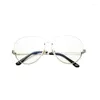サングラスフレーム 2023 ファッションハーフフレームメガネ女性透明ヴィンテージ大型眼鏡クリアレンズラウンド男性女性眼鏡